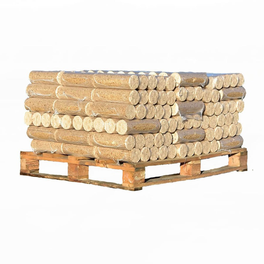 Bricchette di legno – mezza pallet