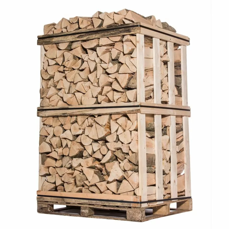 Legna da ardere secca – 25 cm, Mix Faggio e Quercia, su pallet